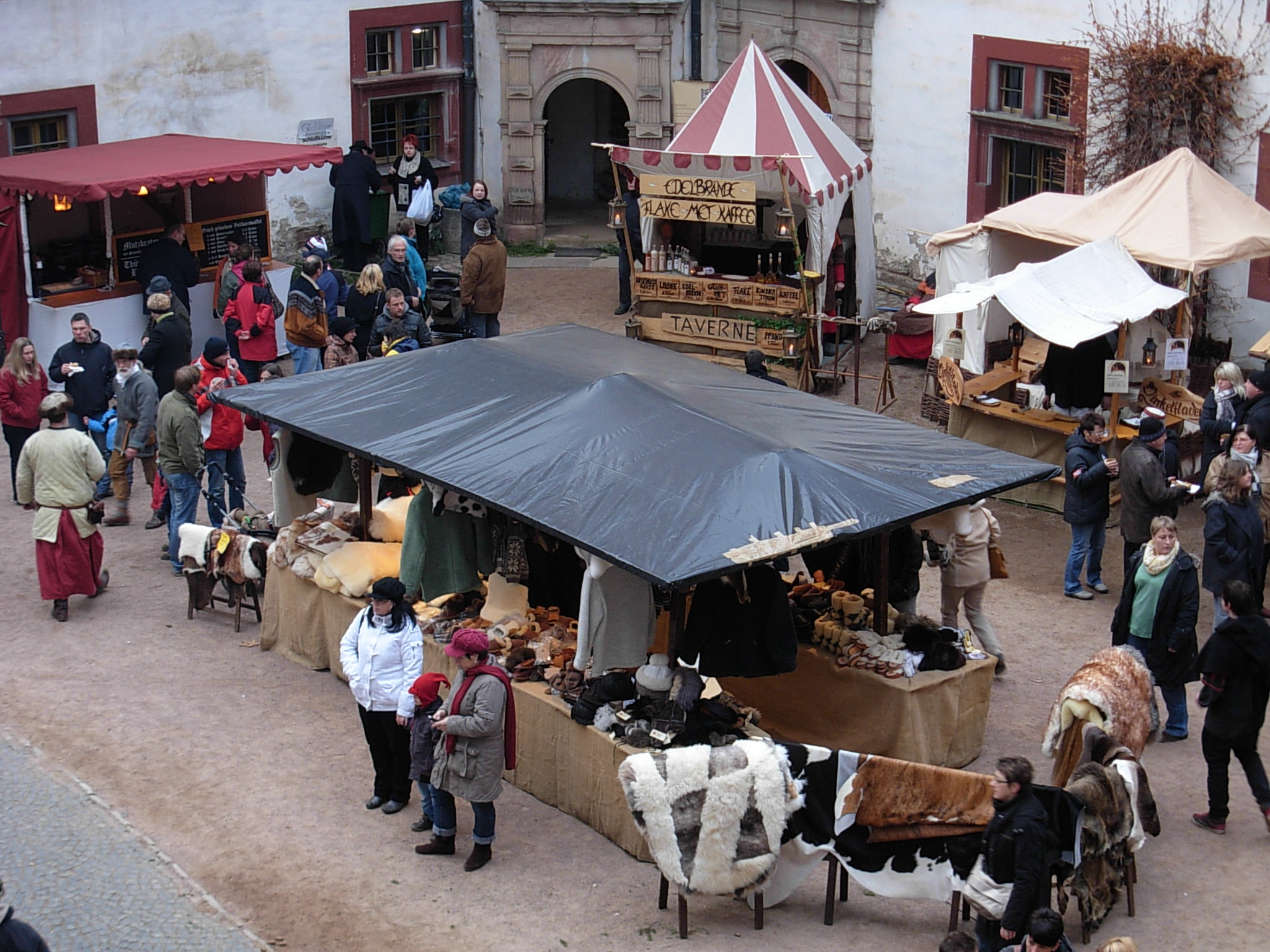 Markt auf dem Hof